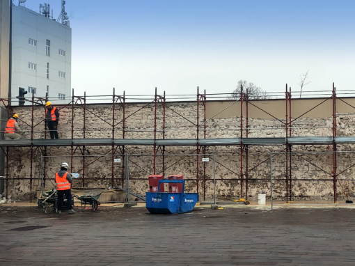 restoration of the boundary wall